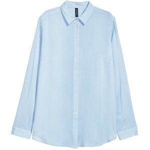 H&M Pinstripe Button Down Viscose Shirt